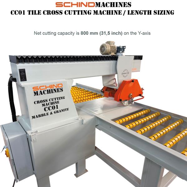 SCHIND CC01 Marble and Granite Cross Cutting Machine SCHIND CC01 Marble and Granite Cross Cutting Machine