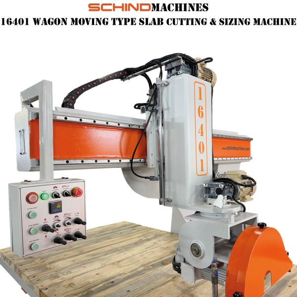SCHIND 16401-4 NPU Vagon Hareketli Mermer, Doğaltaş ve Granit Kesme Makinesi