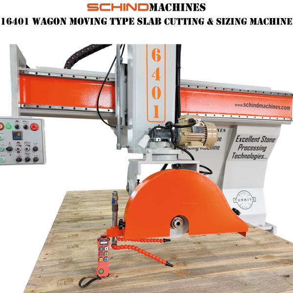 SCHIND 16401-4 NPU Vagon Hareketli Mermer, Doğaltaş ve Granit Kesme Makinesi