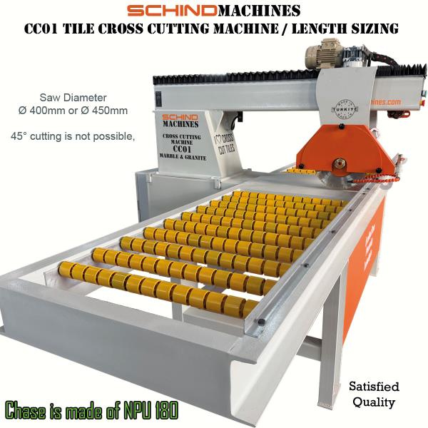 SCHIND CC01 Marble and Granite Cross Cutting Machine SCHIND CC01 Marble and Granite Cross Cutting Machine