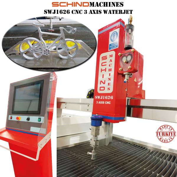 SCHIND MACHINES SWJ1626 MACHINE DE DECOUPE AU JET D'EAU 3 AXES CNC