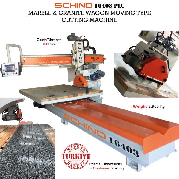 SCHIND 16403 PLC - Mermer, Doğaltaş ve Granit Kesme Makinesi