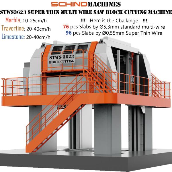 SCHINDMACHINES STWS-3623 SUPER THIN MULTI WIRE SAW BLOCK CUTTING MACHINE SCHINDMACHINES STWS-3623 SUPER THIN MULTI WIRE SAW BLOCK CUTTING MACHINE