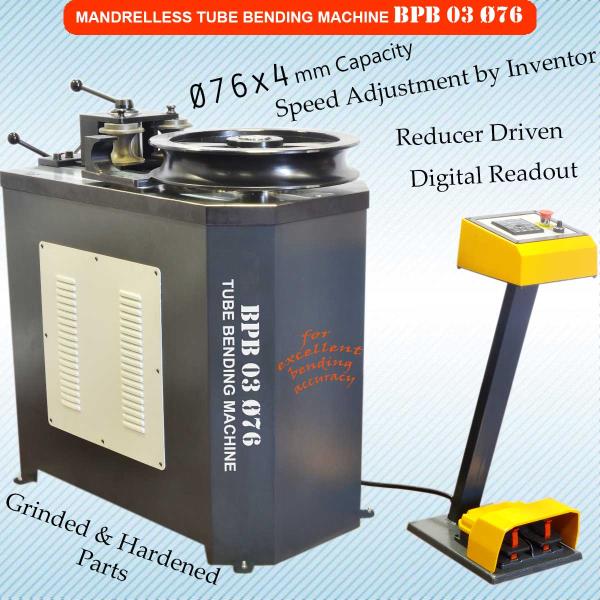 Non-Mandrel Pipe Bending Machine BPB 03 Ø76